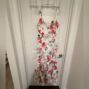 Abercrombie & Fitch Drama Ruffle Tiered Maxi Dress